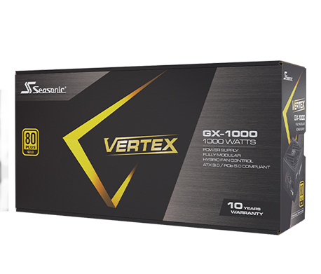 <strong>SEASONIC VERTEX GX-1000W ATX3.0 PCIe5.0 80+ GOLD</strong>