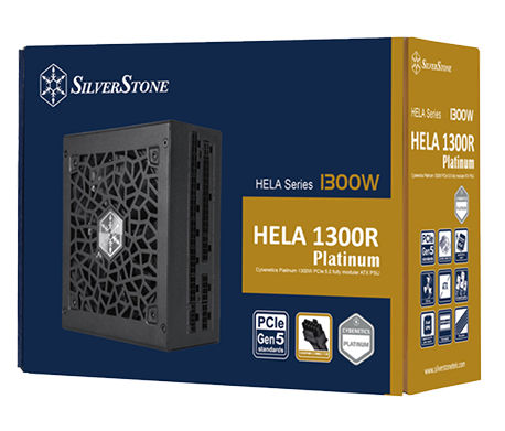 <strong>SILVERSTONE HELA 1300R-1300W 80+ PLATINUM ATX3.0 PCIe5</strong>