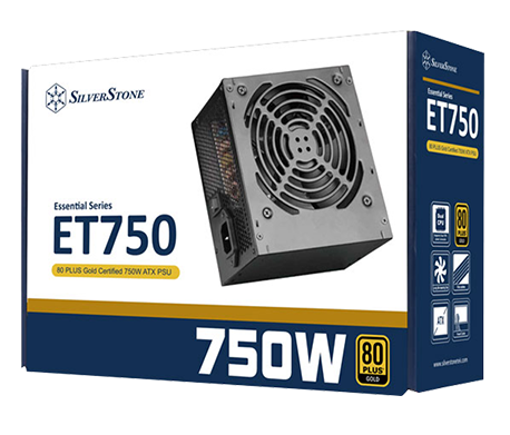<strong>SILVERSTONE ET750-G 750W V1.2 80+ GOLD</strong>