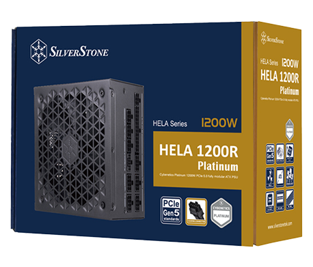 <strong>SILVERSTONE HELA 1200R-1200W 80+ PLATINUM ATX3.0 PCIe5 PSU</strong>