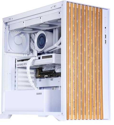 <strong>SAMA V-NATURE WHITE TG ATX CASE</strong>