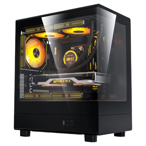 <strong>DARKFLASH DB330M M-ATX BLACK CASE (3X120MM ARGB FAN)</strong>