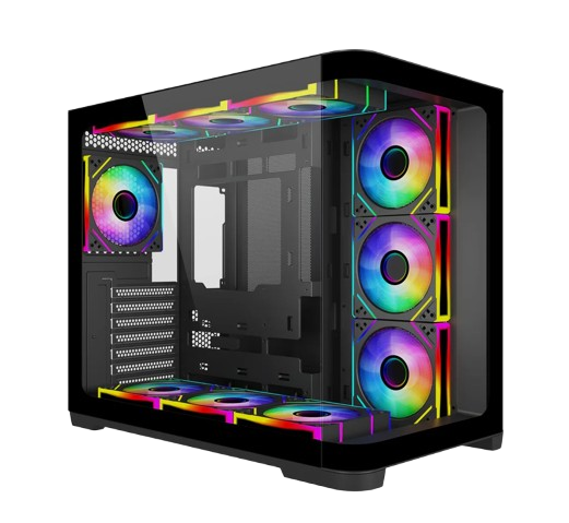 <strong>SAMA NEVIEW 2851A BLACK TG CURVED ATX CASE</strong>