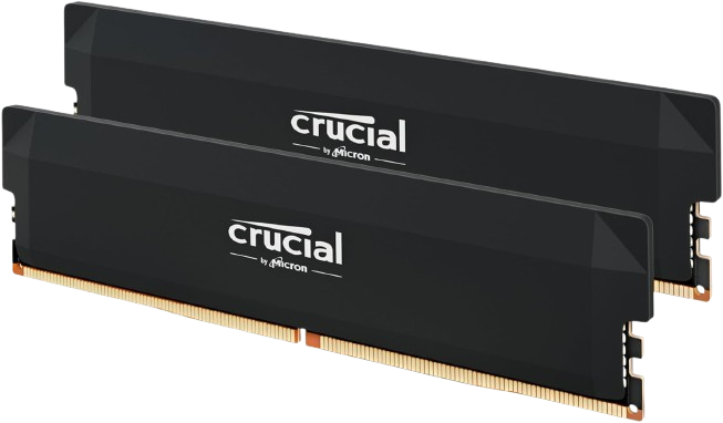 <strong>CRUCIAL PRO DDR5 BLACK 6000MT/s 32GB(16GBx2) CL36 </strong>